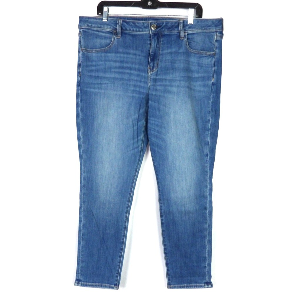 American Eagle Next Level Stretch‎ JEGGING High-Rise Denim Jeans Women's 16